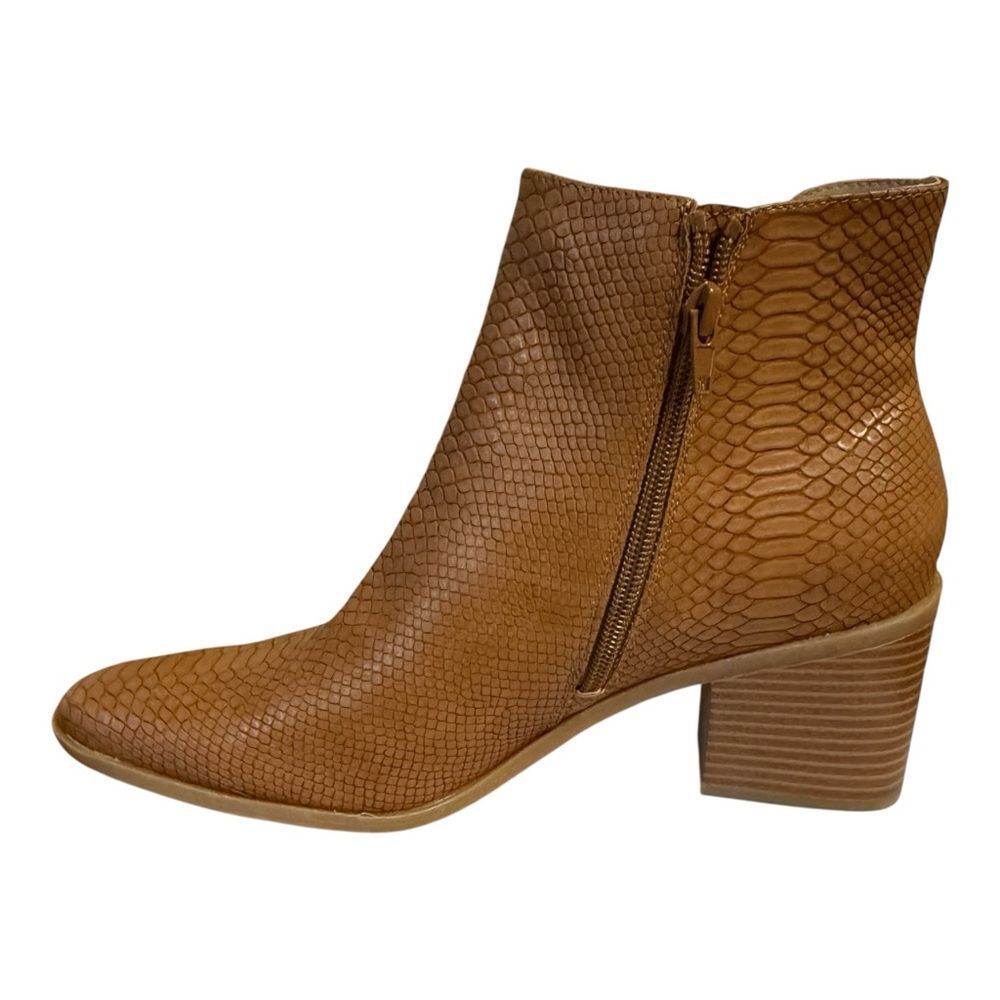 NIB The Limited Kiki Tan Snake Skin Print Ankle Boots for Women Size 10 - Picture 3 of 10